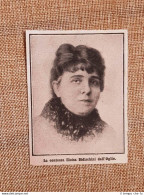 La Contessa Eloisa Bidischini Dall'Oglio Nel 1914 - Altri & Non Classificati