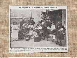 Famiglie Che Vivono Del Rancio Militare Nel 1914 Prima Guerra Mondiale WW1 - Autres & Non Classés