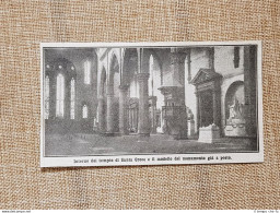 Chiesa Di Santa Croce Nel 1914 Interno Riva San Vitale Canton Ticino Svizzera - Autres & Non Classés