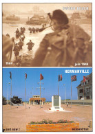Militaria 1944 Sword Beach HERMANVILLE  La Bataille De Normandie  Débarquement   3 (scan Recto-verso)MA2293Bis - Guerre 1939-45