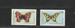 Andorre YT 451/2 ** : Papillons - 1994 - Ungebraucht