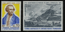 FRANZ.GEBIETE IN DER ANTA 111/2 **, 1976, 200 Jahrestag Der Entdeckungsreise Von James Cook Zu Den Kerguelen-Inseln, Pra - Other & Unclassified