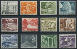 SCHWEIZ BUNDESPOST 529-40 **, 1949, Landschaften, Prachtsatz, Mi. 28.- - Unused Stamps