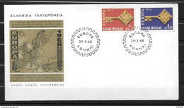 1968 - FDC - GRECE - 52  - 1968