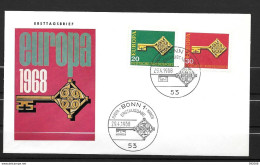 1968 - FDC - ALLEMAGNE - 52 - 1968