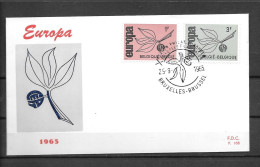 1965 - FDC - BELGIQUE - 41 - 2 - 1965