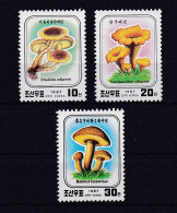 COREE DU NORD 1987 TIMBRE N°1857/59 NEUF** CHAMPIGNONS - Korea, North