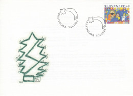 FDC SLOVAKIA 496,Christmas 2004 - FDC