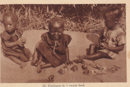 Amusement Des Enfants Au Pays Noir  Kinderpret In 't Zwarte Land - Children And Family Groups