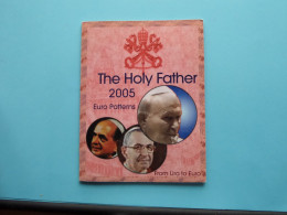 The HOLY FATHER 2005 Euro Patterns From Lira To Euro ( Zie / Voir / See SCANS ) Prototype Euro Collection ! - Errores Y Curiosidades