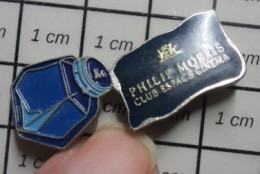 1920 Pin's Pins / Beau Et Rare / CINEMA / BOUTEILLE D'ENCRE DE CHINE RENVERSEE PHILIP MORRIS CLUB ESPACE CINEMA - Films