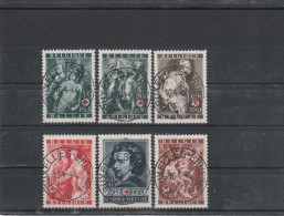 647/652 Croix Rouge/Rode Kruis Van Dyck Oblit/gestp Centrale - Used Stamps