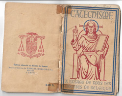 Catéchisme à L'usage De Tous Les Diocèses De Belgique 1948 Usagé.  Léon Petit (avec Niveaux De Connaissances école) - 6-12 Anni