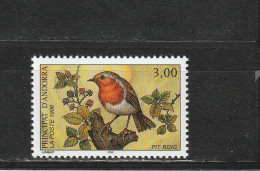 Andorre YT 470 ** : Rouge-gorge - 1996 - Songbirds & Tree Dwellers