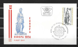 1974 - FDC - AUTRICHE - 61 - 1974