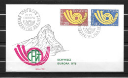 1973 - FDC - SUISSE - 59 - 1973