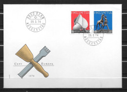 1974 - FDC - SUISSE - 62 - 1974