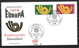 1973 - FDC - ALLEMAGNE - 58 - 1973