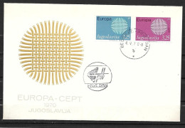 1970 - FDC - YOUGOSLAVIE - 57 - 1970