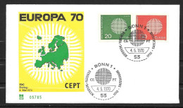 1970 - FDC - ALLEMAGNE - 55 - 1970