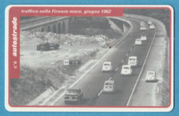 Z-7030 * Autostrade VIAcard Tessera A Scalare Lire 10.000 - Traffico Sulla Firenze Mare, Giugno 1962 - Auto's