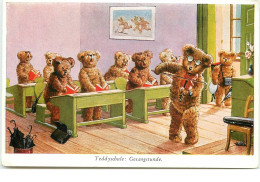 N°14796 - Arthur Thiele - Teddyschule : Gesangstunde - Teddy Bear - Violon - Thiele, Arthur