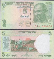 INDIA - 5 Rupees 2010 P# 94A Asia Banknote - Edelweiss Coins - Indien