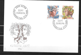 1986 - FDC - SUISSE - 64 - 1986