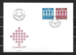 1984 - FDC - LIECHTENSTEIN - 63 - 1 - 1984