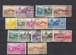 Spanish West Africa - 1950 -views - Vf Used Set (2-145) - Sahara Spagnolo