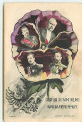 N°1504 - Ceux Qui Se Sont Réunis Dans La Même Pensée - Nicolas II - Albert Ier - Georges V - Mr Poincaré - Figuren