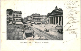 CPA Carte Postale Belgique Bruxelles Place De La Bourse 1900 VM79069 - Places, Squares