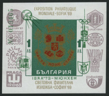 BULGARIEN Bl. 40 **, 1973, Block IBRA, Emblem In Grün, Pracht, Mi. 50.- - Other & Unclassified