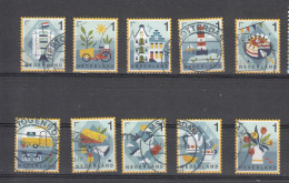 Nederland 2023 Nvph Nr 4122 - 4131 , Mi Nr 4213 - 4222   Echt Nederlands , Vuurtoren, Koffie, Kaas, Flower, Lighthouse, - Used Stamps