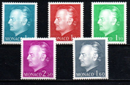 1980 - Monaco 1209/13 Ordinaria      ---- - Unused Stamps