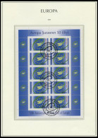 ASERBEIDSCHAN 460,496KB O, 1999/2001, Europarat In 2 Kleinbogen, Pracht, Mi. 36.- - Azerbeidzjan