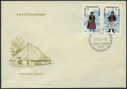 DDR 1074-79 BRIEF, 1964, Volkstrachten Auf 3 FDC`s, Pracht, Mi. 45.- - Used Stamps