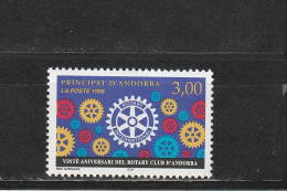 Andorre YT 500 ** : Rotary - 1998 - Unused Stamps