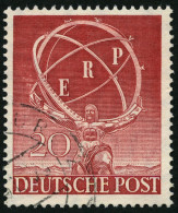 BERLIN 71 O, 1950, 20 Pf. ERP, Pracht, Mi. 40.- - Oblitérés