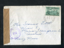 "USA" 1952, Brief Mit "ZENSUR" (Alliierte Zensurstelle) Ex Meridian Calif. Nach Wien (R0120) - Storia Postale