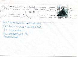 76569 - Norwegen - 1979 - 1,80Kr. Holzkirche / CEPT EF A Bf DRAMMEN -> Westdeutschland - Churches & Cathedrals