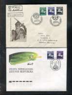 "LITAUEN" 1992/1993, 2 Sonderbriefe, 1x Per Einschreiben (R0122) - Litouwen