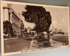 06 Nice 1935 Palais De La Mediterranee Jetee Promenade Hoels Autos -ed LL 374 - Monuments, édifices