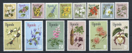 Ouganda N°82/96** (MNH) 1969 - Fleurs Divers - Oeganda (1962-...)