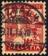 SCHWEIZ BUNDESPOST 129 O, 1915, 10 C. Pro Juventute, Pracht, Mi. 110.- - Used Stamps