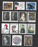 Tableaux Années 80 89 Oblitérés - Used Stamps