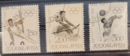 JUGOSLAVIJA JUGOSLAWIEN JUGOSLAVIA - Olympia Olimpiques Olympic Games - MEXICO '68 - 3 Stamps - Used - Ete 1968: Mexico