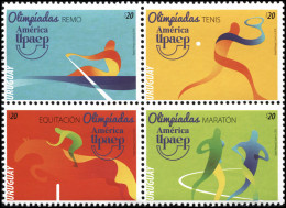 Uruguay 2016. Olympic Games - Rio De Janeiro, Brazil (MNH OG) Block Of 4 Stamps - Uruguay