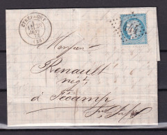 D 775 / LOT CERES N° 60 SUR LETTRE - 1871-1875 Cérès