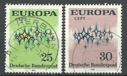 Germany; 1972 Europe CEPT - Usados